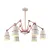 SPIDER CHANDELIER 6XE27 WHITE