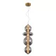 SPLENDOR LED PENDANT 18W 3000K, BRASS+SMOKY GREY
