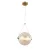 SPLENDOR LED PENDANT 9W 3000K, BRASS+COGNAC GLASS