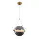 SPLENDOR LED PENDANT 9W 3000K, BRASS+SMOKY GREY