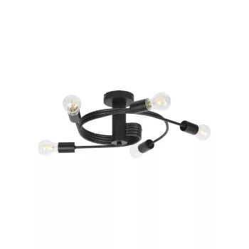 ELMARK Twist Mennyezeti Lámpa 5Xe27 Fekete