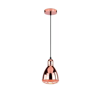 TYLER-1A PENDANT 1XE27 COPPER D155mm
