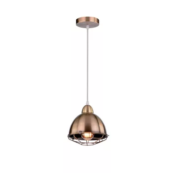 TYLER-1B PENDANT 1XE27 ANTIQUE BRASS D195mm