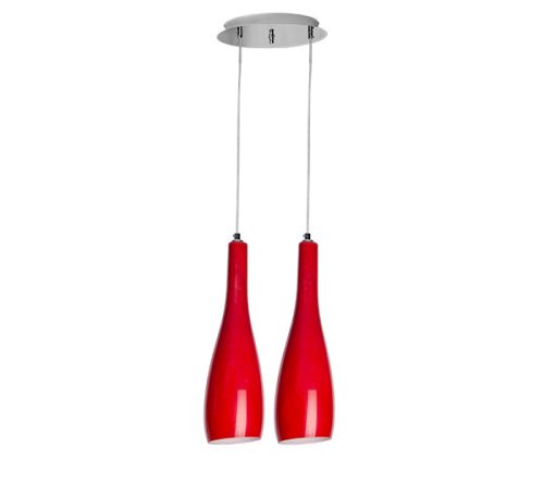 6602 AURA PENDANT 2XE27 RED