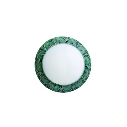 RITA CEILING FIXTURE 1XE27 IP66 ANTIQUE GREEN