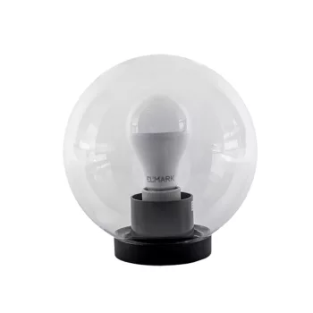   ELMARK Led Kerti Világítótest Gömb Alakú, Lámpával Pmma Clear 200 A60 15W E27 230V 4000-4300K