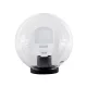 ELMARK Led Kerti Világítótest Gömb Alakú, Lámpával Pmma Clear 400 30W E27 230V 4000-4300K