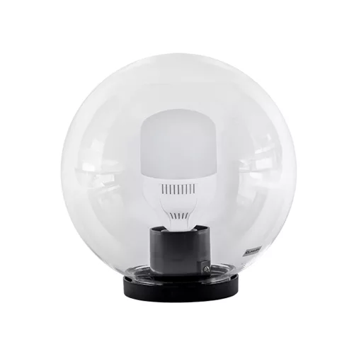 ELMARK Led Kerti Világítótest Gömb Alakú, Lámpával Pmma Clear 400 40W E27 230V 4000-4300K