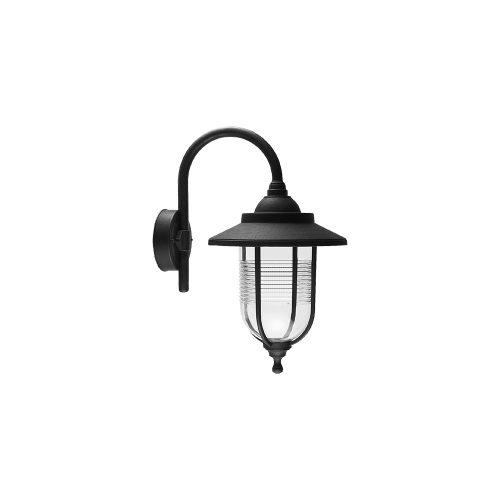 ELMARK Jeremy Lantern Down 1Xe27 Black Ip44