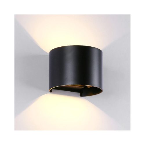 ELMARK Led Fali Lámpa Kerek 2X5W 4000K Ip54 Fekete