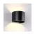 ELMARK Led Fali Lámpa Kerek 2X5W 4000K Ip54 Fekete
