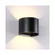 ELMARK Led Fali Lámpa Kerek 2X5W 4000K Ip54 Fekete