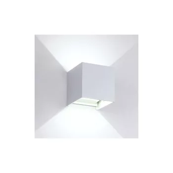 ELMARK Led Fali Lámpa Szögletes 2X5W 4000K Ip54 Fehér