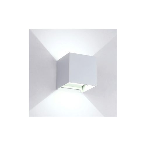 ELMARK Led Fali Lámpa Szögletes 2X5W 4000K Ip54 Fehér