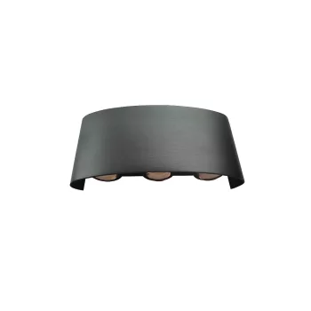 ELMARK Led Wall Lamp 6X1W 4000K Ip54 Black