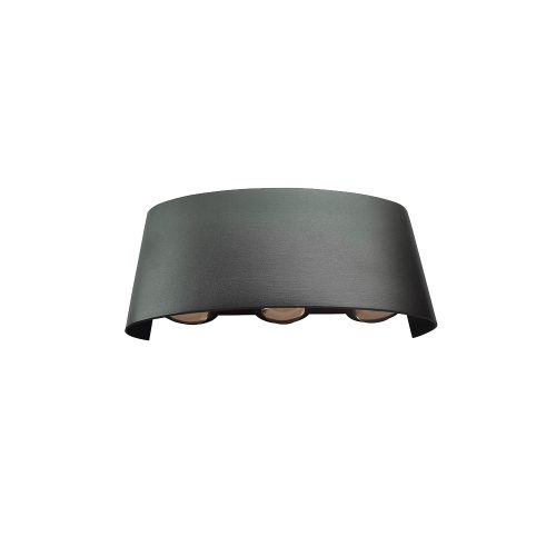 ELMARK Led Wall Lamp 6X1W 4000K Ip54 Black