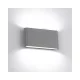 ELMARK Led Fali Lámpa 2X6W Kerekített 4000K Ip65 Szürke