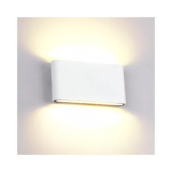 ELMARK Led Fali Lámpa 2X6W Kerekített 4000K Ip65 Fehér