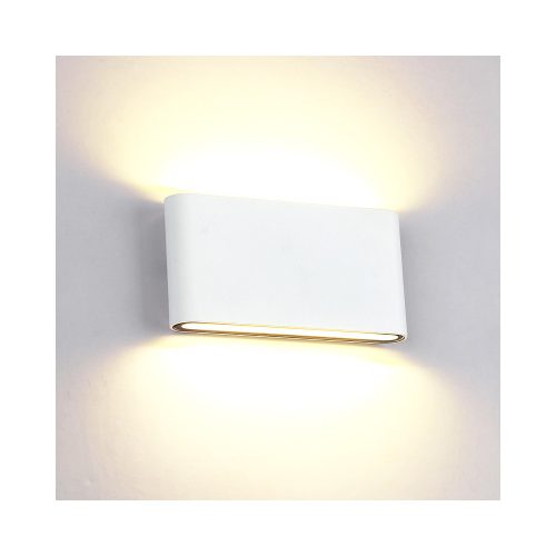 ELMARK Led Fali Lámpa 2X6W Kerekített 4000K Ip65 Fehér