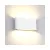 ELMARK Led Fali Lámpa 2X6W Kerekített 4000K Ip65 Fehér