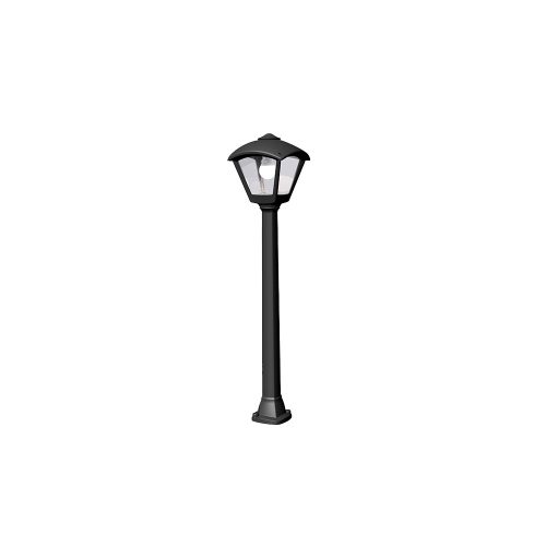 ELMARK Dario 250 Led Garden Fixture 8.5W Cct Ip55 Black