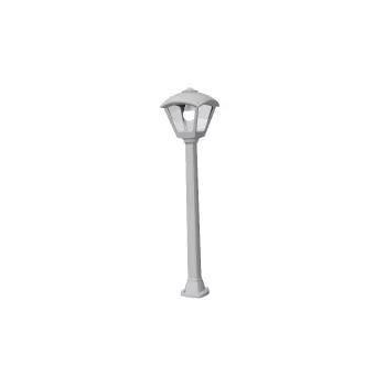 ELMARK Dario 250 Led Garden Fixture 8.5W Cct Ip55 Grey