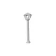 ELMARK Dario 250 Led Garden Fixture 8.5W Cct Ip55 Grey