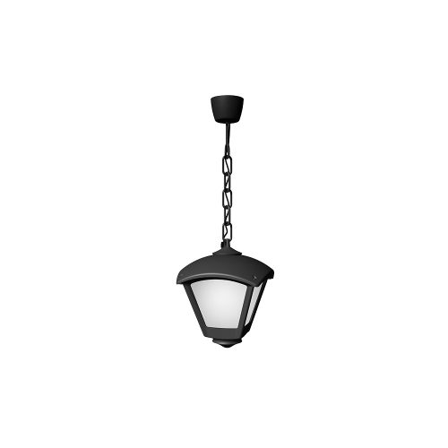 ELMARK Dario 250 Garden Hanging Lamp 1Xe27 Ip55 Black