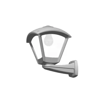 ELMARK Dario 250 Garden Wall Lamp 1Xe27 Ip55 Grey