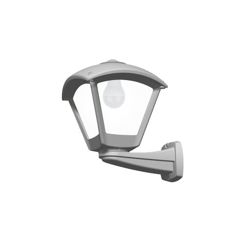 ELMARK Dario 250 Garden Wall Lamp 1Xe27 Ip55 Grey