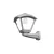 ELMARK Dario 250 Garden Wall Lamp 1Xe27 Ip55 Grey