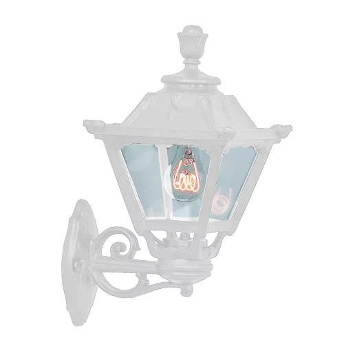 GOLIA WALL LANTERN UPWARD 1XE27 IP55 WHITE