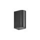 ELMARK Grf327 Facade Fixture 2Xgu10 Ip54 Black