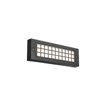 ELMARK Grf300 Led Facade Fixture 6W 4000K Ip65 Black