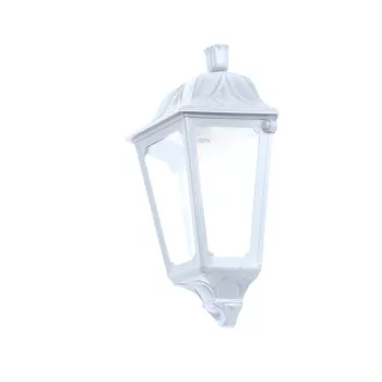 IESSE WALL HALF LANTERN 1XE27 IP55 WHITE