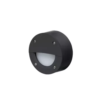 ELMARK Extraleti 100Rel Led Fali Lámpa 3W Cct Ip66 Fekete