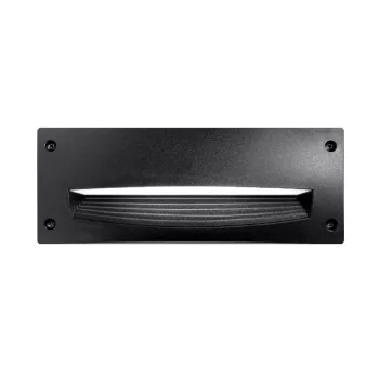 LETI 300HS RECESSED WALL LAMP 1XE27 IP66 BLACK