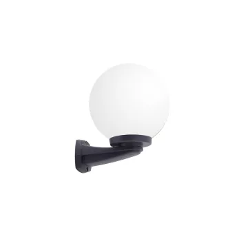 ELMARK Nardo 250 Garden Wall Lamp 1Xe27 Ip55 Black