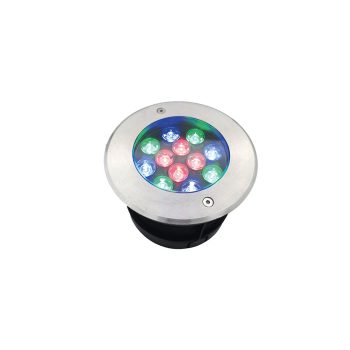 ELMARK Led Underwater Light 12W Rgb, Ip68 With Remoute