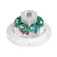 RECHARGEABLE LED BASE WITH LENS RGBW AND REMOTE