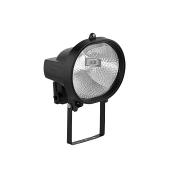   LED FLOODLIGHT &quotHALOGEN&quot TYPE WITH LED BULB J118 7.5W, BLACK