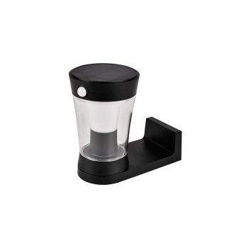 ELMARK Solar Wall Lamp 3W Ip54 With Sensor, Black