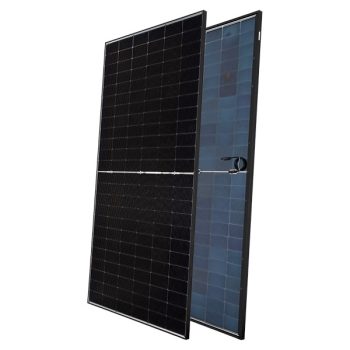   BIFACIAL MONOCRYSTALLINE HALF-CUT SOLAR PANEL N-TYPE TOPCON 580W, BLACK 22,45% + 18% EFFICEIENCY