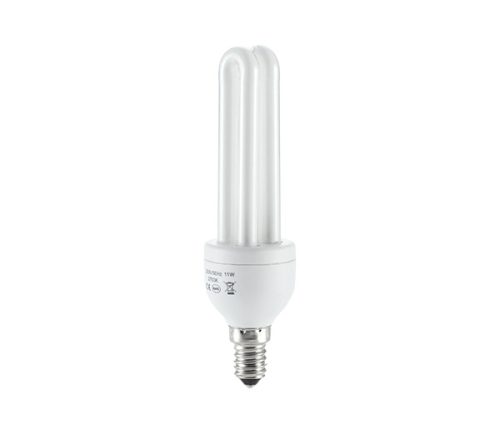COMPACT FLUORESCENT LAMP E14 2U/11W 2700K