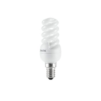 COMPACT FLUORESCENT LAMP SPIRAL D2 E14 9W 2700K