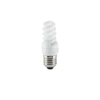 COMPACT FLUORESCENT LAMP SPIRAL D2 E27 9W 2700K