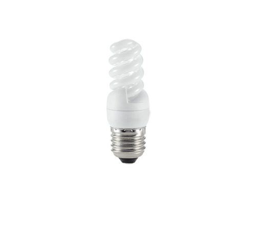 COMPACT FLUORESCENT LAMP SPIRAL D2 E27 9W 2700K