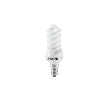 COMPACT FLUORESCENT LAMP SPIRAL D2 E14 11W 6400K