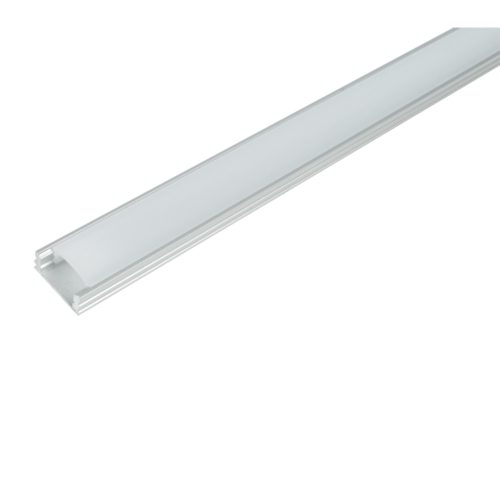 ELMARK Elm718/1 Aluminium Profil Led Szalaghoz, Matt Takaróprofil, Felületre Szerelhető 1 M