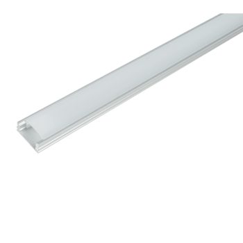   ELMARK Elm718/1 Aluminium Profil Led Szalaghoz, Matt Takaróprofil, Felületre Szerelhető 2M